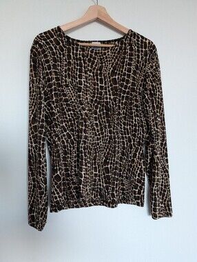 Essentials Vintage Giraffe-Print T-Shirt